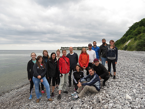 Lund group at the coast