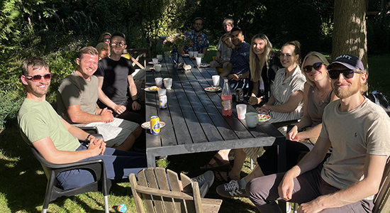 Garden-party at Bjarne's place